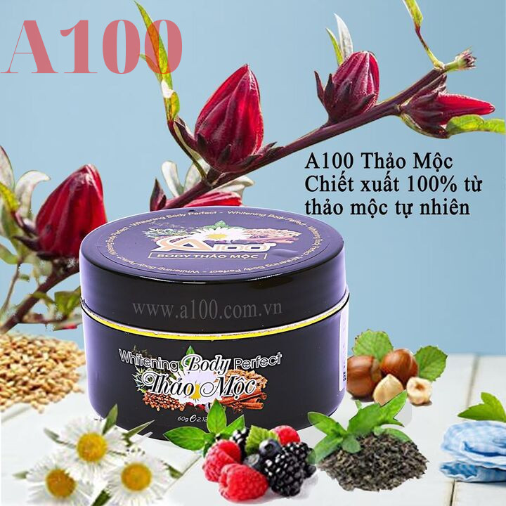 Combo 3 kem dưỡng body thảo mộc A100 chính hãng