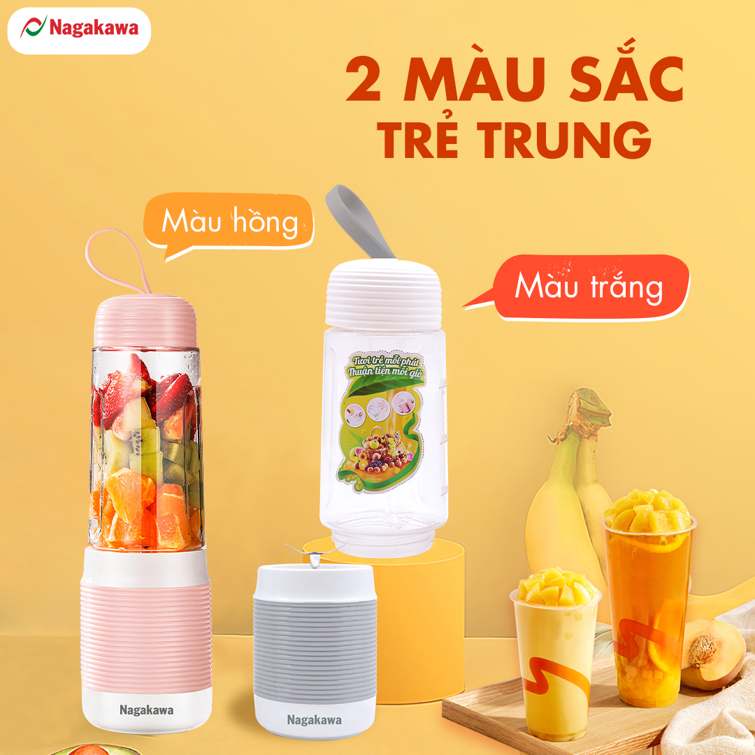 Máy xay sinh tố cầm tay Nagakawa NAG0826 (300ml – 35W) - Hàng chính hãng