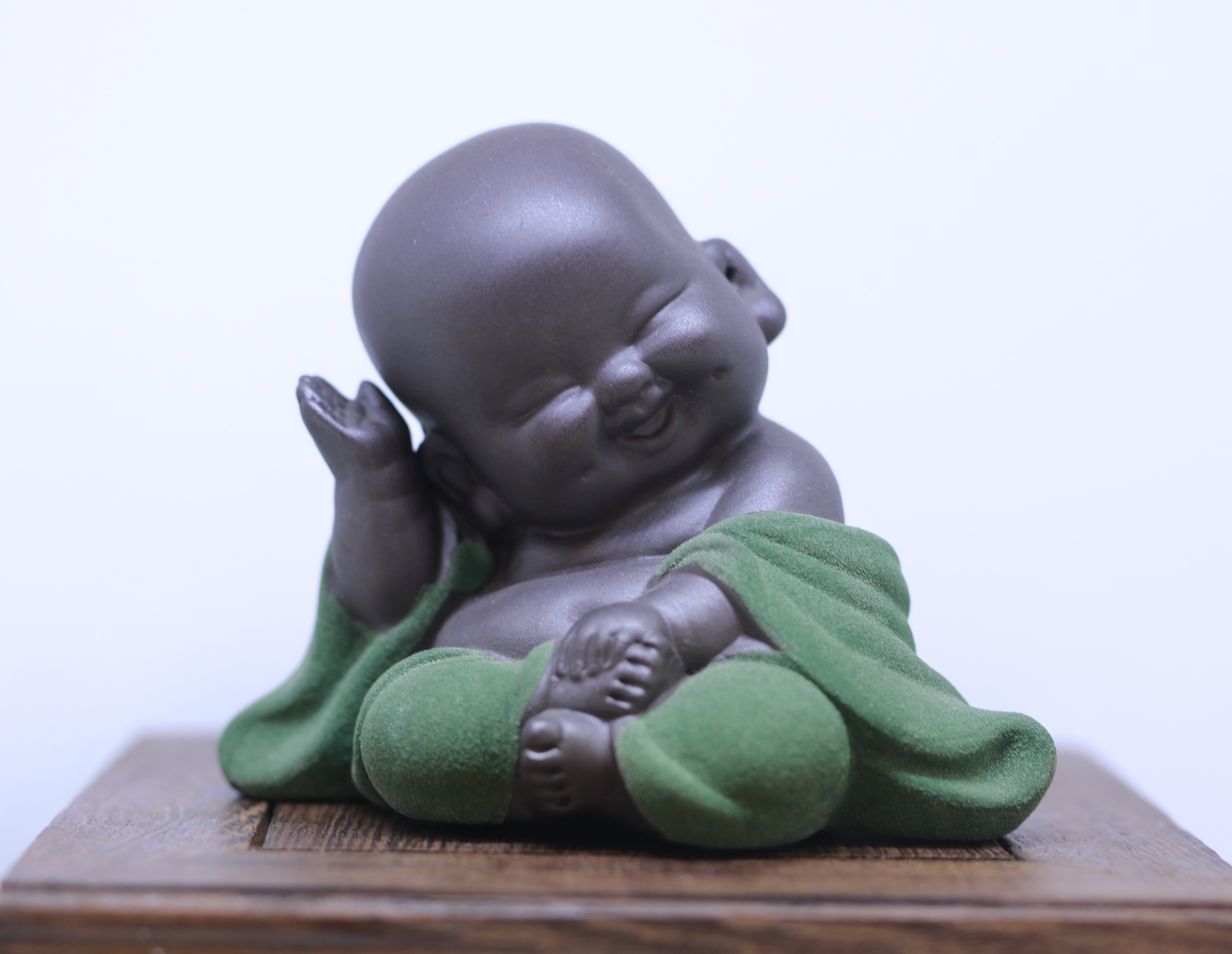 Tượng Phật Di Lặc - làm bằng gốm cát