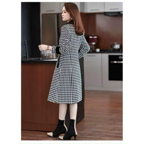 ÁO KHOÁC DẠ DÁNG CỔ VEST DÀI CAO CẤP