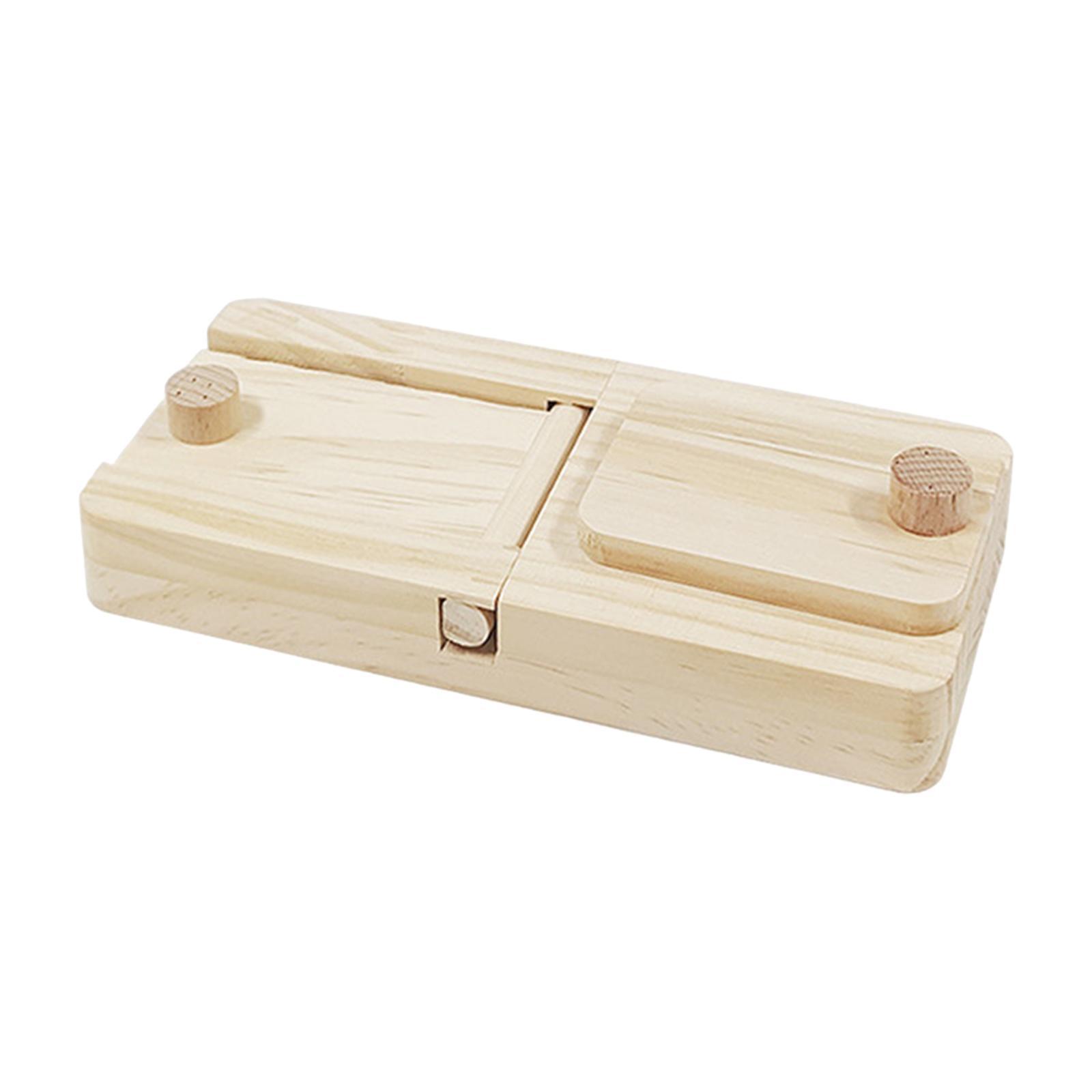 Wooden Enrichment Foraging Toy Chew Toys Interactive for Gerbil Rabbit