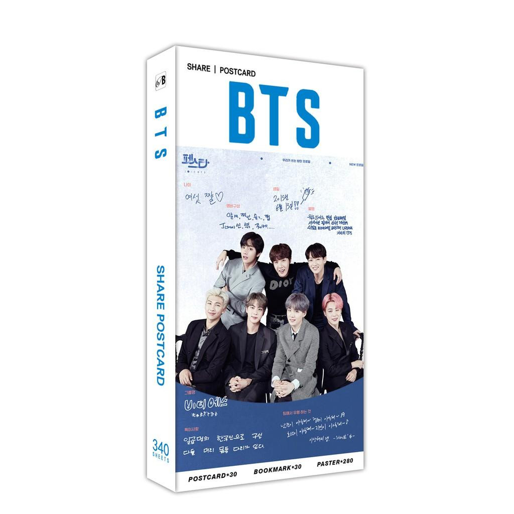 Hộp ảnh postcard BTS cập nhật hình ảnh mới nhất