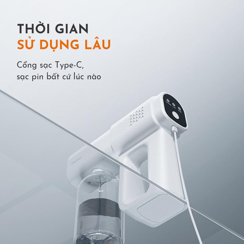 Máy phun sương khử khuẩn cầm tay GAABOR GXD-M01 2 mức điều chỉnh, sạc USB Type C tiện lợi - Hàng chính hãng