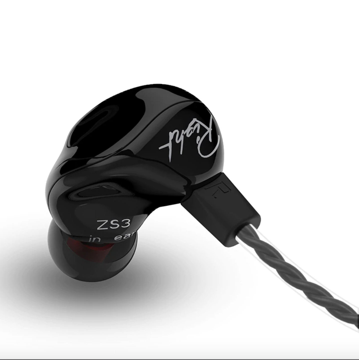 Tai nghe KZ ZS3 - Bản mới 2019 dây xoắn - Có Micro - Hàng Nhập khẩu