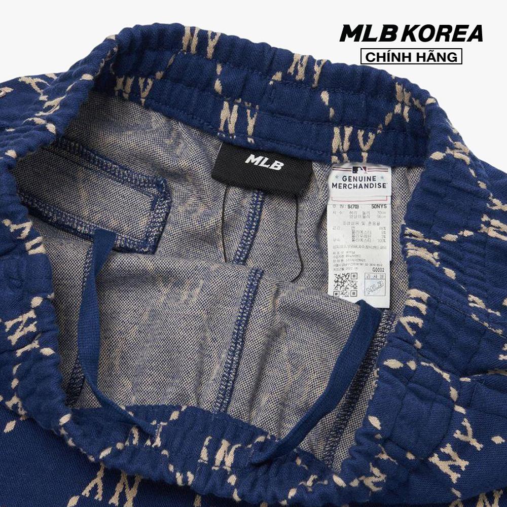 MLB - Quần shorts lưng thun Dia Monogram Allover 3ASPM0124