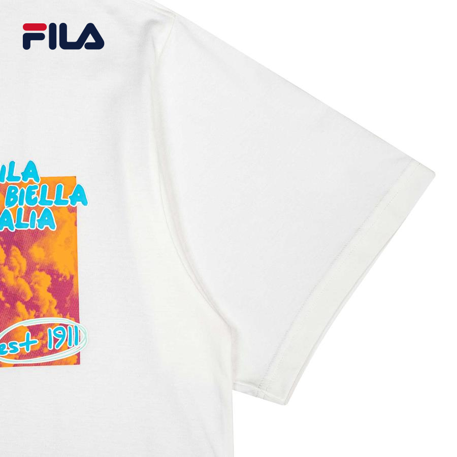 Áo thun tay ngắn thời trang unisex Fila SHORT SLEEVE TEE - FW2RSE4044X-WHI