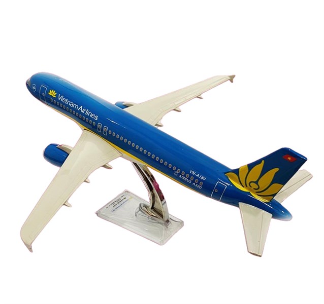 Mô hình máy bay Vietnam Airlines Airbus A350 32 cm cao cấp