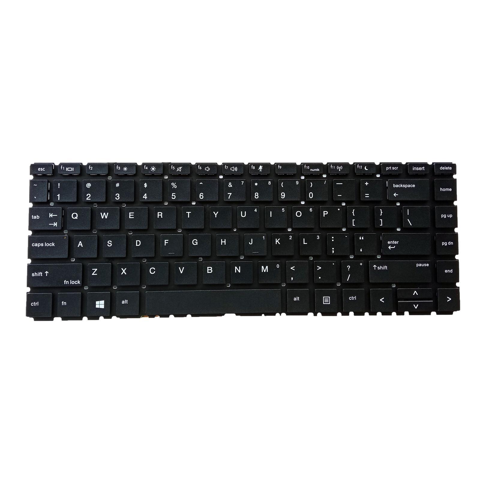 Laptop Keyboard US Layout Durable Matte Notebook Keyboard Keypad for 440 G6 445 G6 Premium Replacement Spare Parts