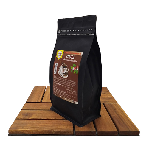 Cà Phê CULI - Rang Mộc Nguyên Chất (Gói 500gr) - Dạng Hạt Pha Máy Hoặc Pha Phin - Coffee New