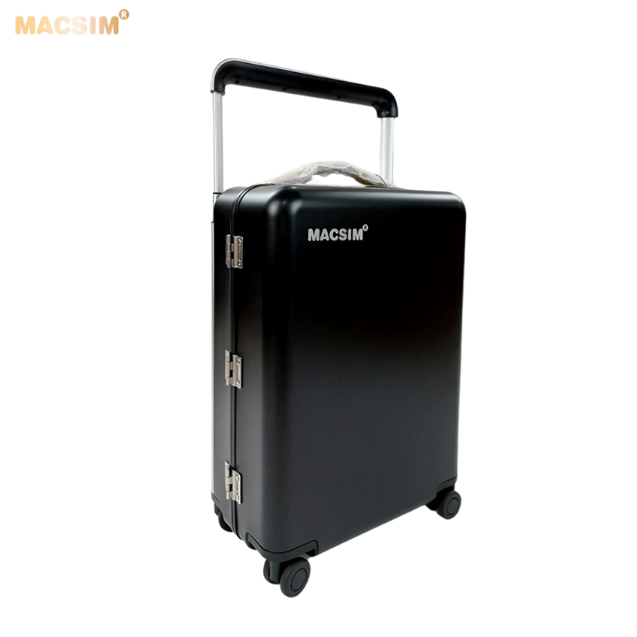 Vali hợp kim nhôm nguyên khối MS1403 Macsim cao cấp màu xanh Green, màu đen, màu bạc, màu blue