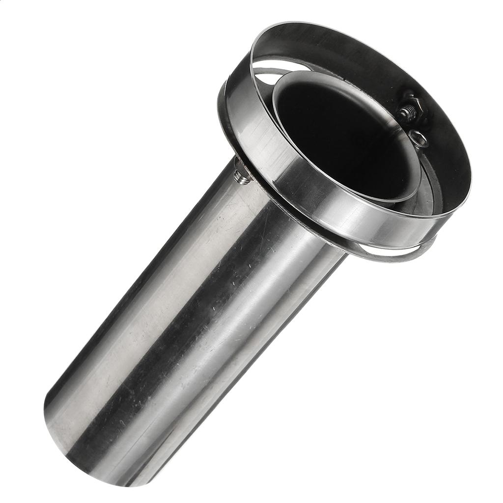 Insert Removable Stainless Steel Round Exhaust Tip Silencer Muffler 3.5 inch/4 inch/ 4.5 inch