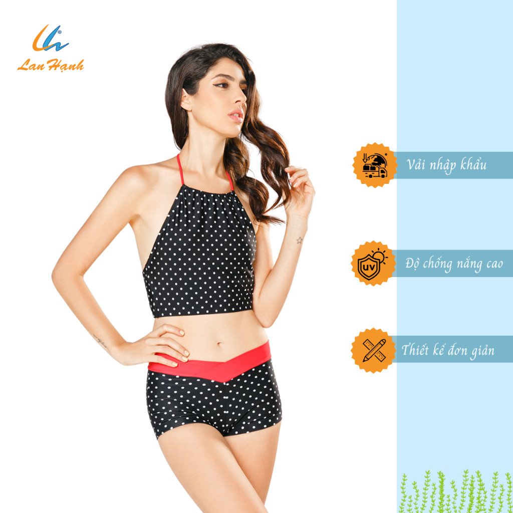 Bộ Bơi Nữ Hai Mảnh Short 21044 Lan Hạnh