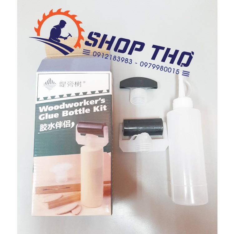 Bộ dụng cụ lăn keo 3 trong 1 chốt gỗ, mộng bánh quy, ghép gỗ