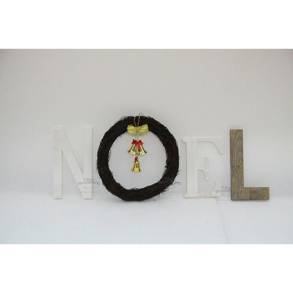 BỘ CHỮ NOEL VÒNG NGUYỆT QUẾ BIGSIZE