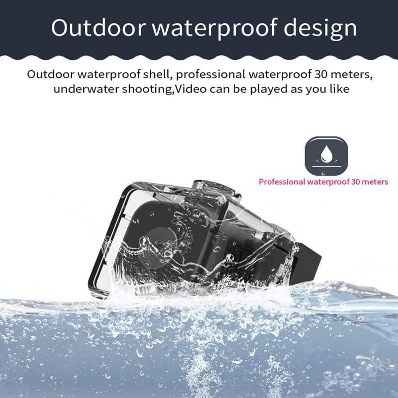 Ultra HD 1080P Mini Sport Cameras Waterproof Action Camcorder DV Night Vision Camera for Sking Diving Cycling Outdoor Motion Cam