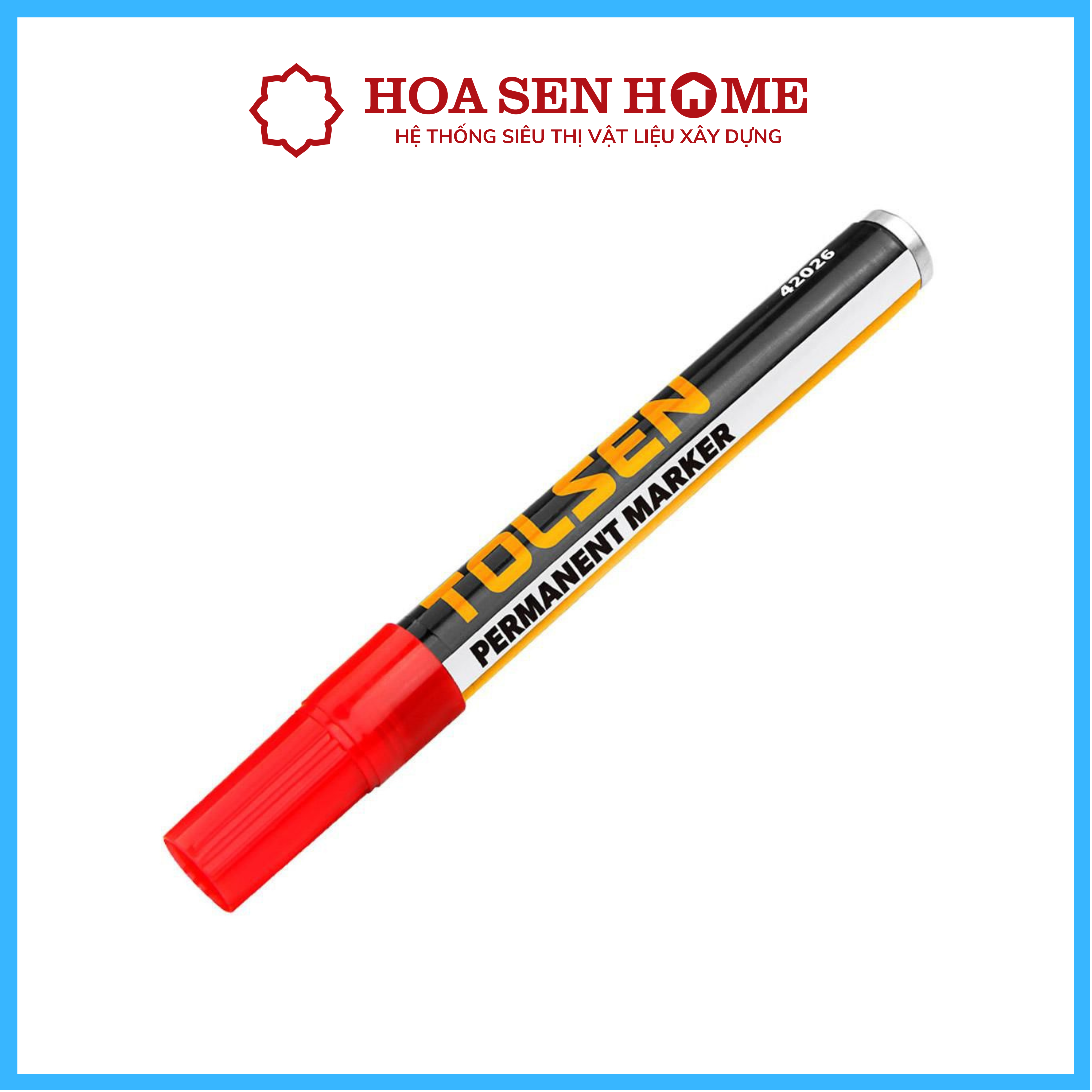 Bút lông Tolsen Đen/Đỏ