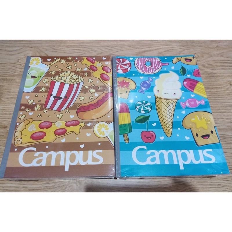 10 quyển vở Campus Food loại 80 trang( 120 trang)