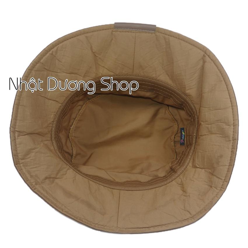 Nón tai bèo xịn vành rộng 7 cm với mặt da 7 caps - Chất liệu Cotton cao cấp thoáng mát và sành điệu