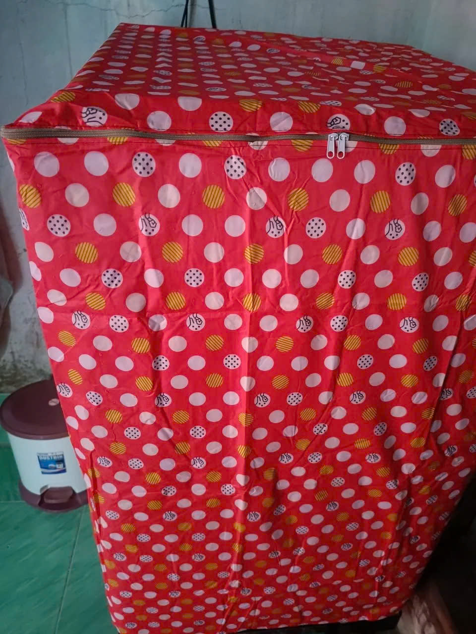 Áo trùm máy giặt cửa trên cho máy từ 6 - 8kg , vải dù cao cấp chống thấm nước , bảo vệ máy khỏi bụi bẩn , mưa - nắng giao màu ngẫu nhiên