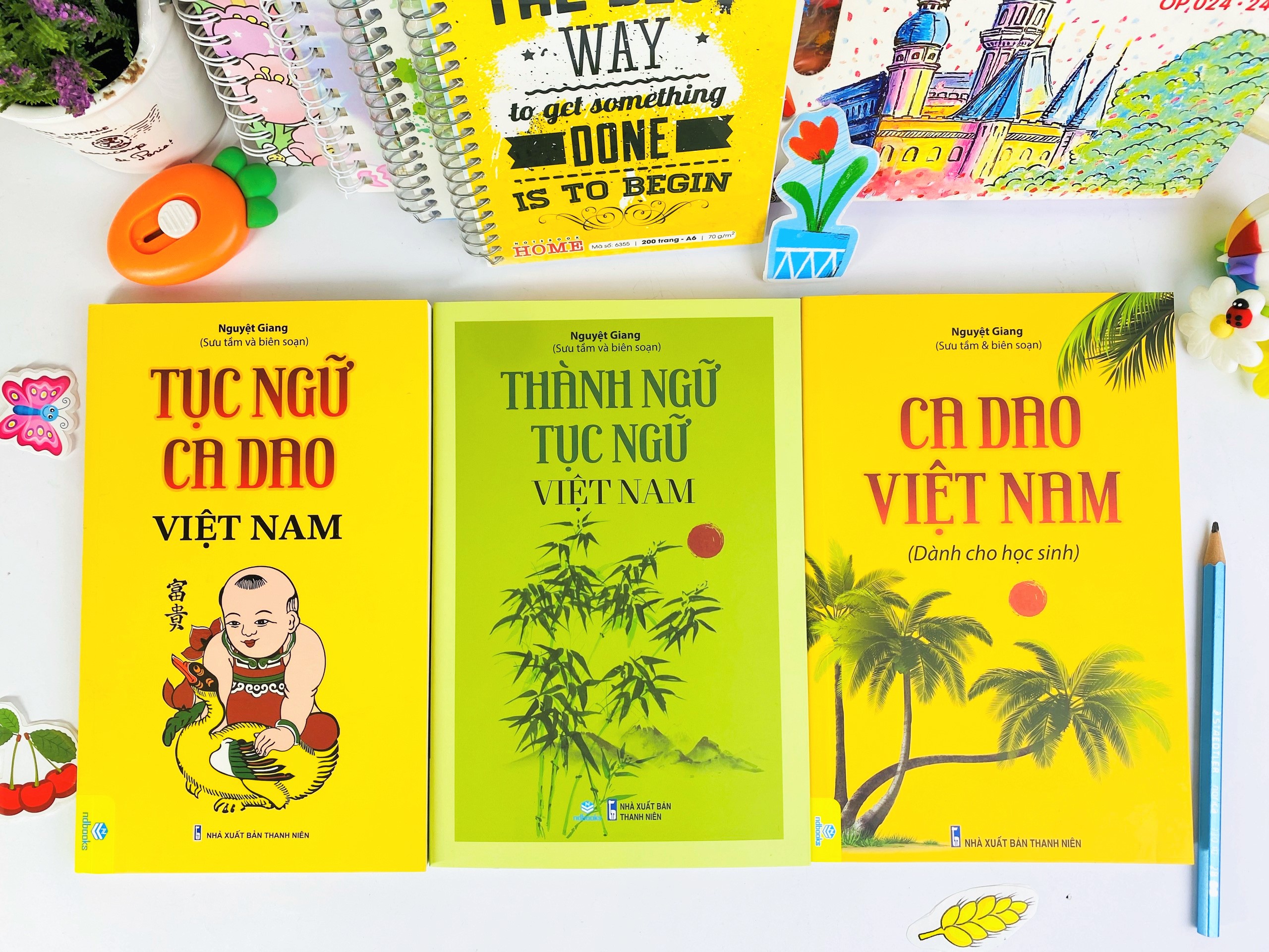 Sách  - Combo 3 cuốn Thành ngữ, tục ngữ và ca dao Việt Nam - ndbooks