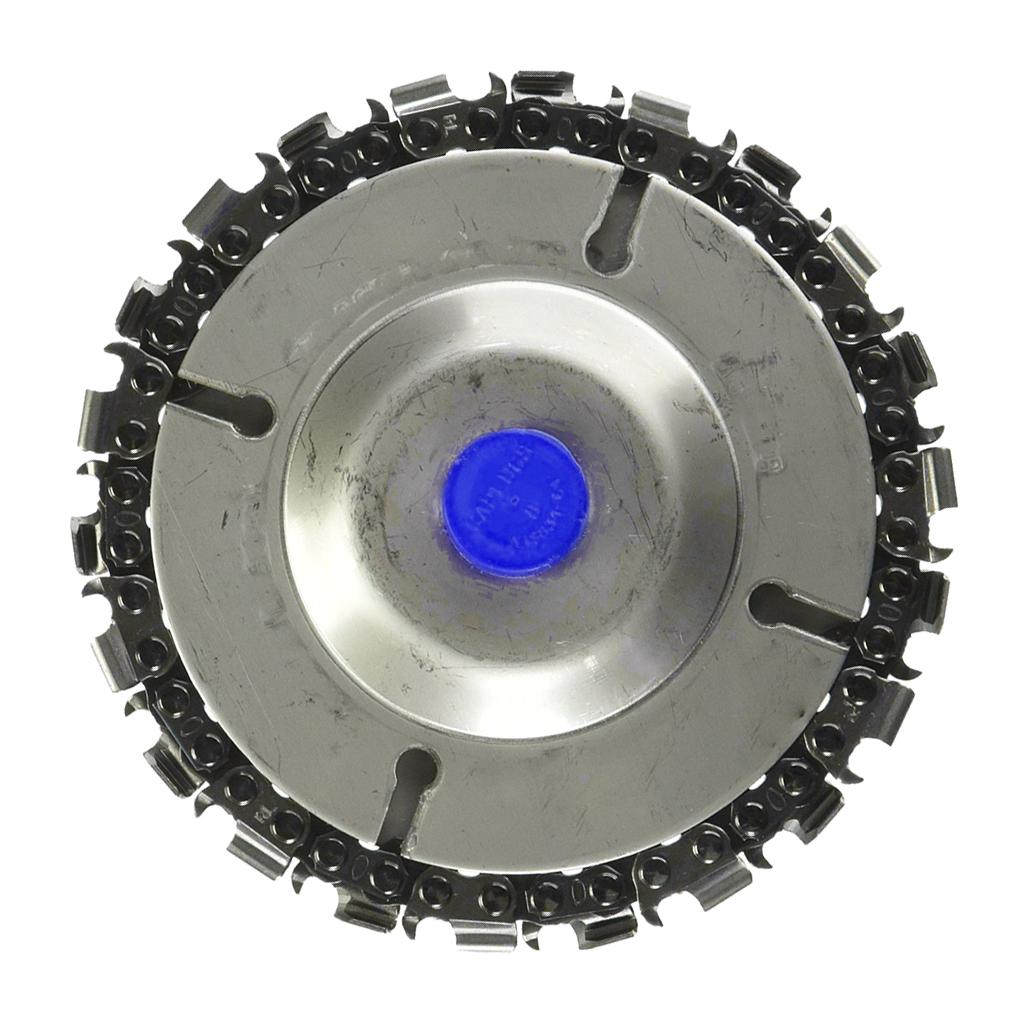 Wood Carving Disc for 4'' Cutter 4-1/2" Steel Angle Grinder 5/8" Arbor Disc