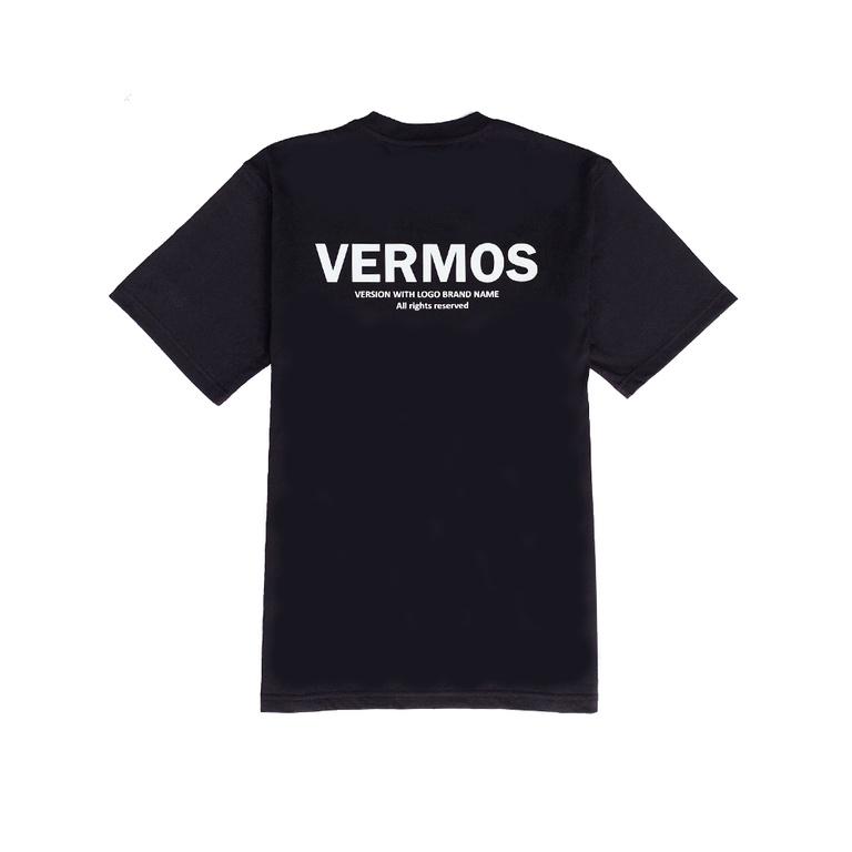 Áo Thun Vermos Icon Logo Brand Name Black