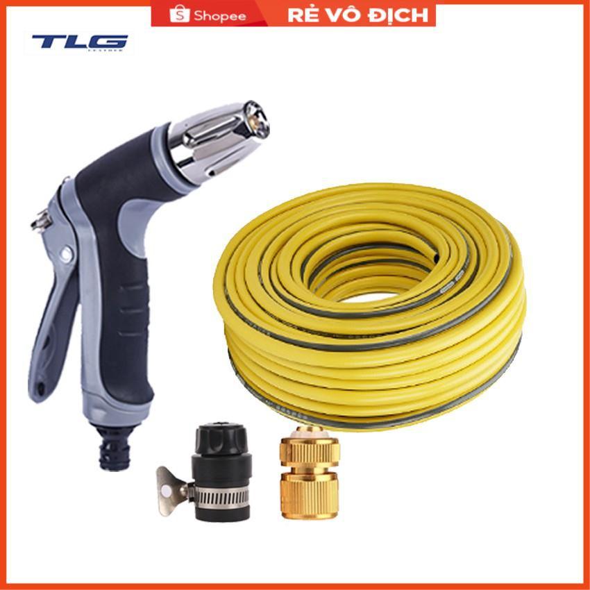 Bộ dây và vòi xịt tăng áp rửa xe tưới cây 3-5M 206817