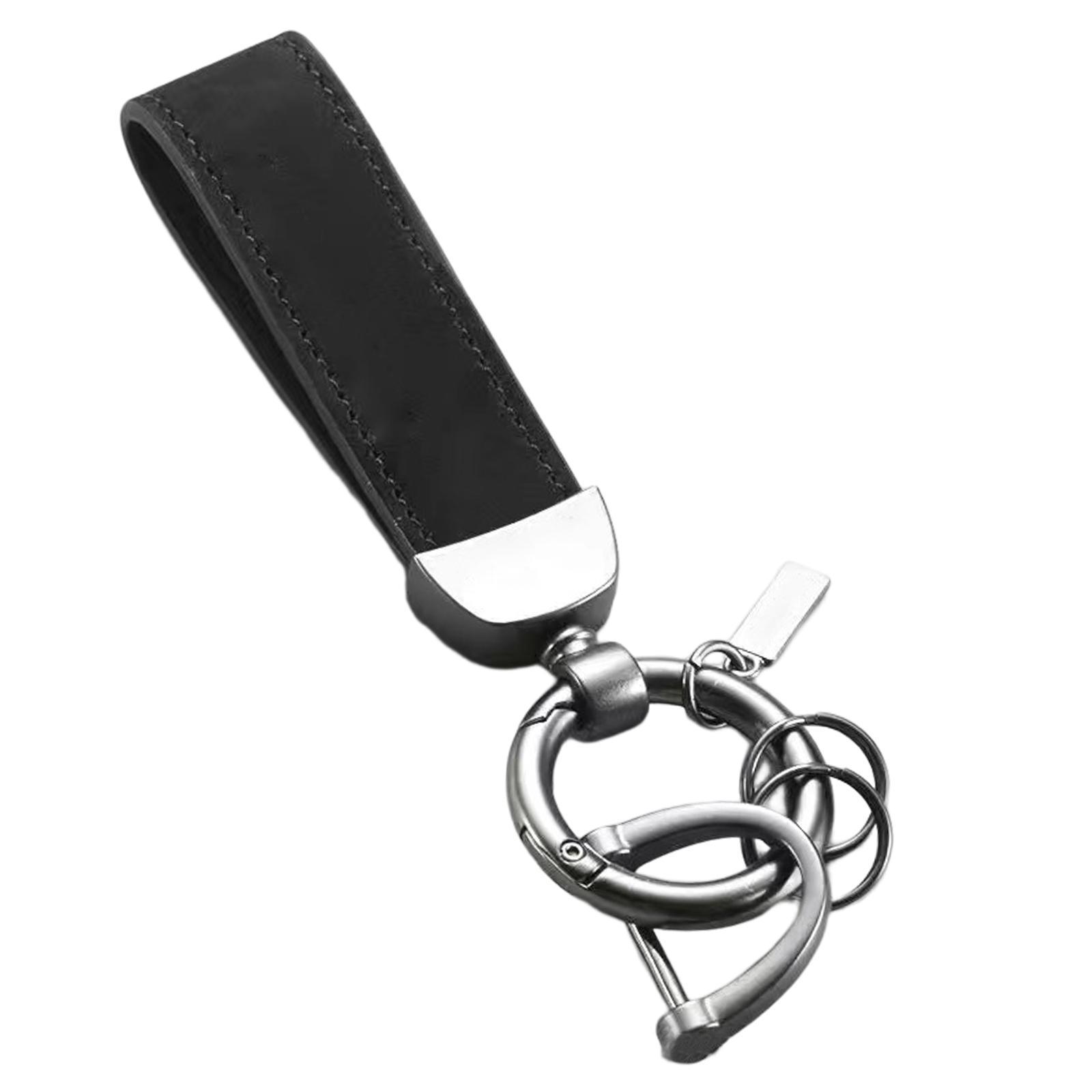 PU Leather Keychain Decor Gift Key  Clip for Backpack Purse Handbag