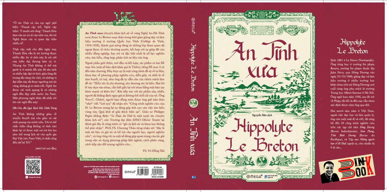 AN TĨNH XƯA - Hippolyte Le Breton – Nguyễn Bân dịch - Omega Plus phát hành