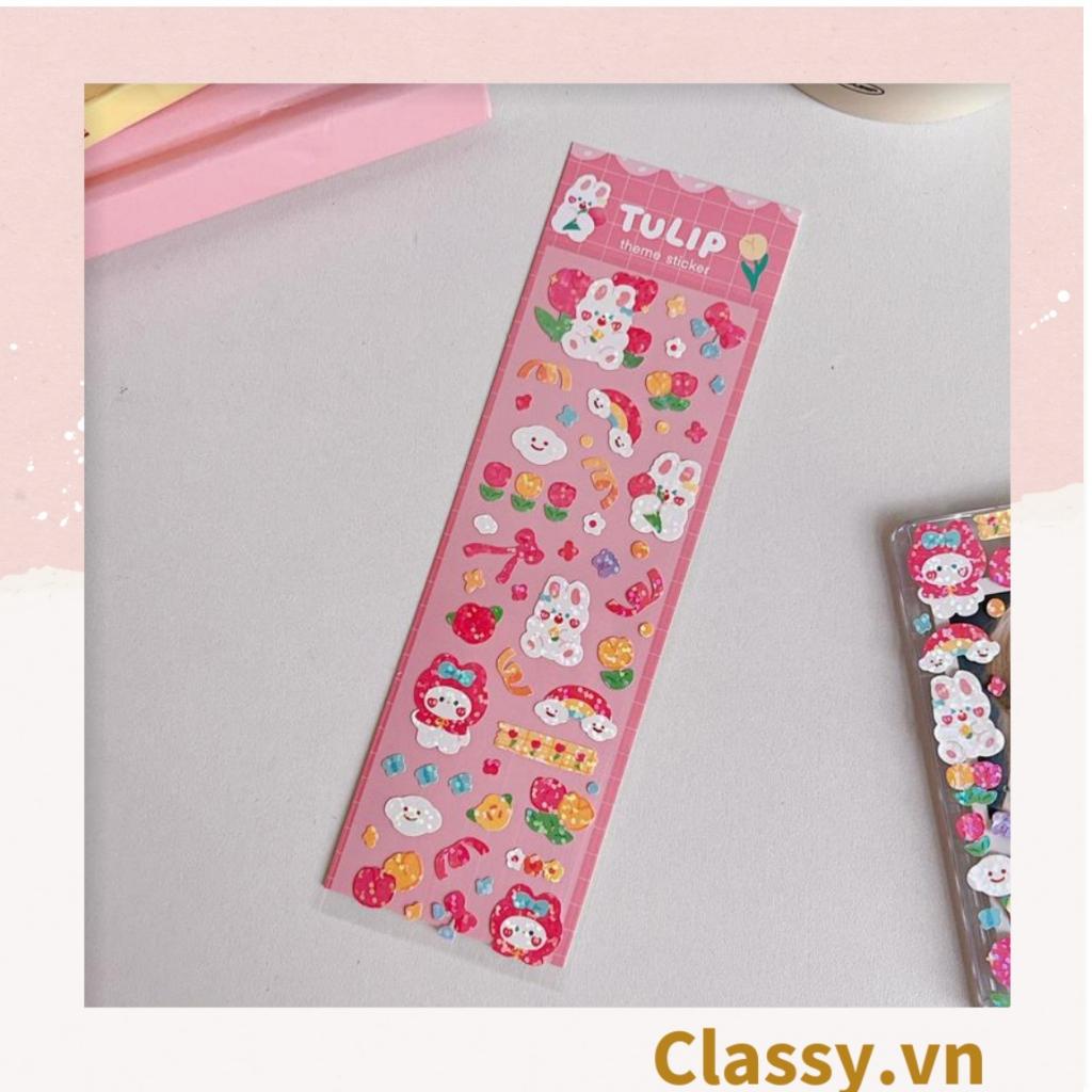 Classy Sticker Hoạt Hình Lấp Lánh Xinh Xắn Theo Phong Cách Hàn Quốc PK1700