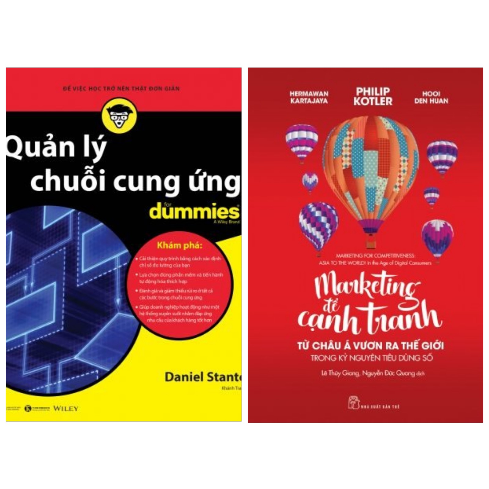 Combo 2 cuốn kỹ năng sống, hướng nghiệp: Quản Lý Chuỗi Cung Ứng For Dummies+ Marketing Để Cạnh Tranh