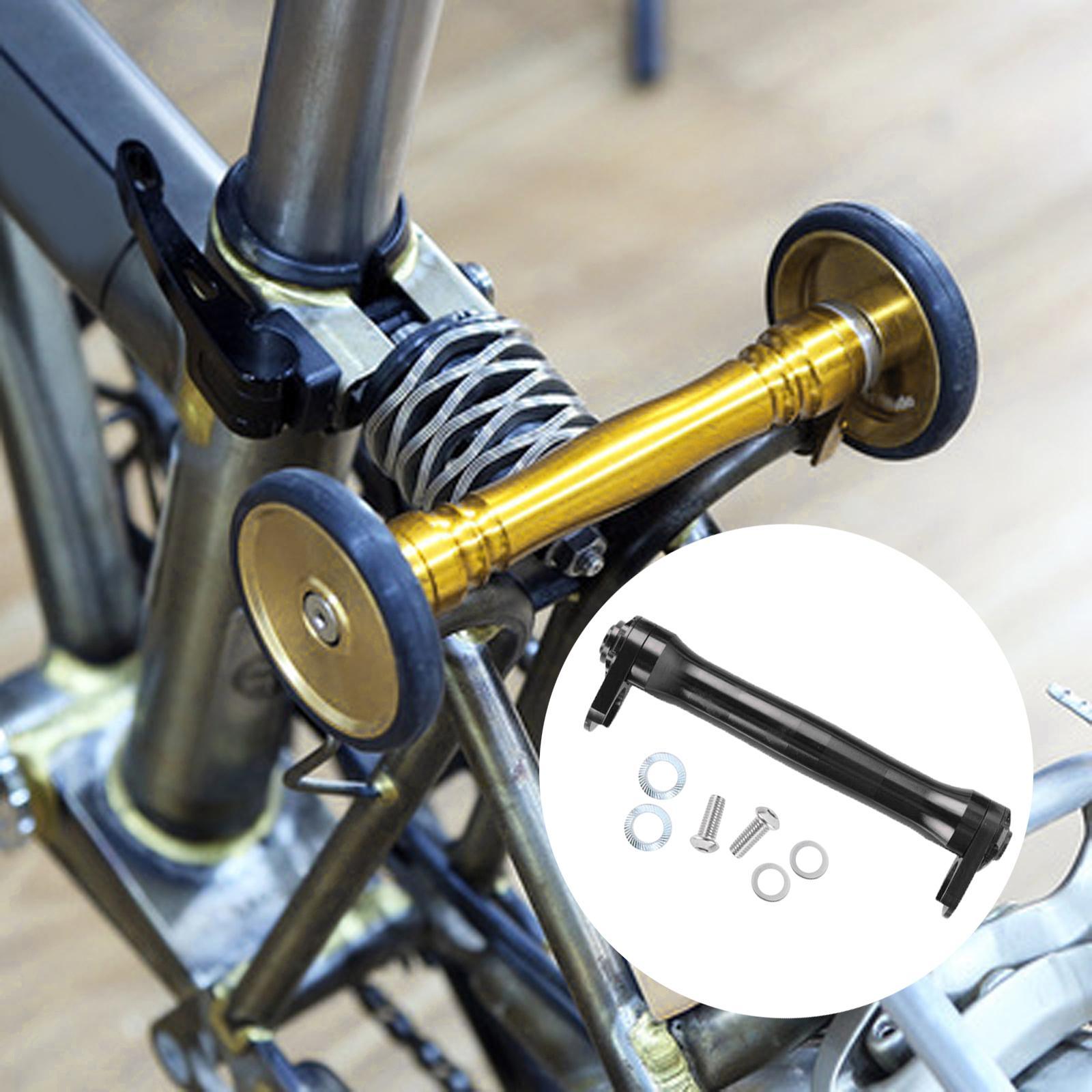2 Set Aluminum Alloy Bike Easy Wheel Extension Rod Outdoor Accessories Parts