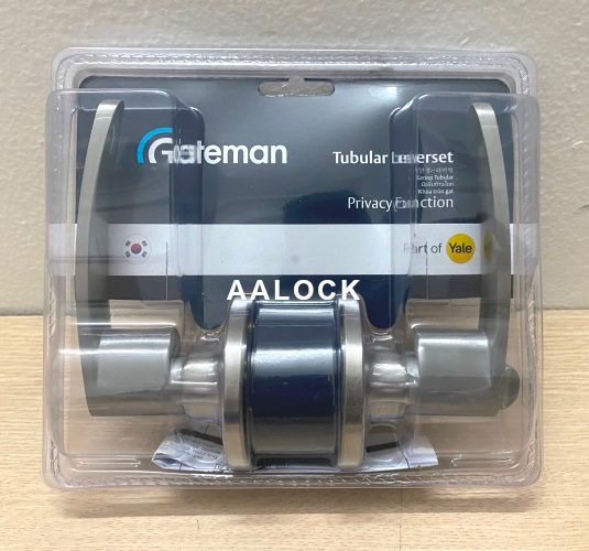Khoá tròn gạt cho cửa toilet Gateman GM3800-2T US15 của hãng Yale- loại khóa tay gạt cao cấp