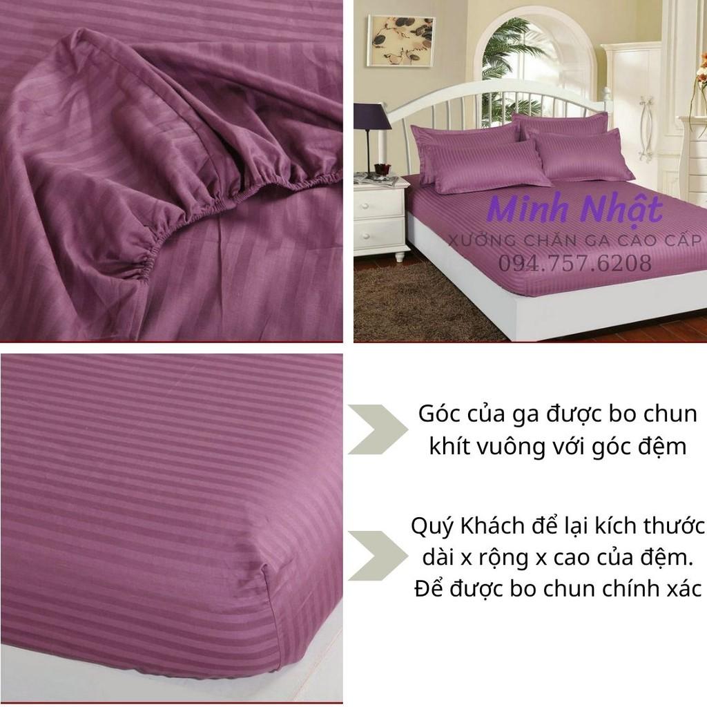 Bộ chăn ga gối chuẩn Khách sạn Satin 3F cao cấp Minh Nhật - Hàng nhập khẩu – Chăn ga khách sạn, homestay
