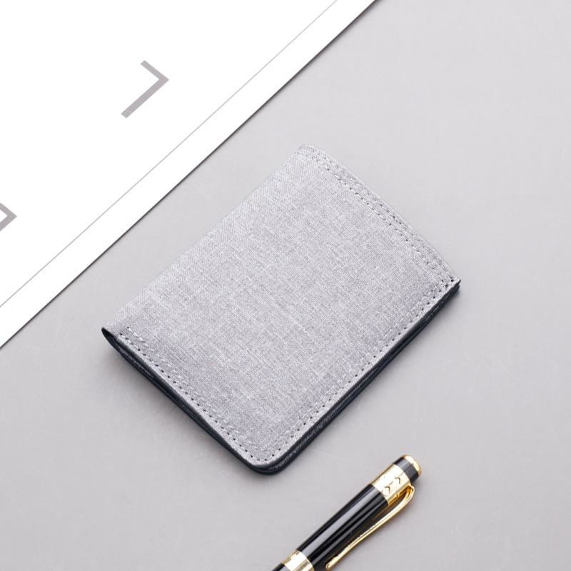 Ví Bóp JOHZEON Đứng Kiểu Dáng Hàn Quốc Nhiều Ngăn Vải Canvas Bền Bỉ Tiện Lợi DV109