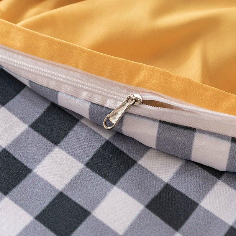 Bộ chăn ga cotton poly M2T Bedding chăn ga Hàn Quốc họa tiết cà rốt life đủ size