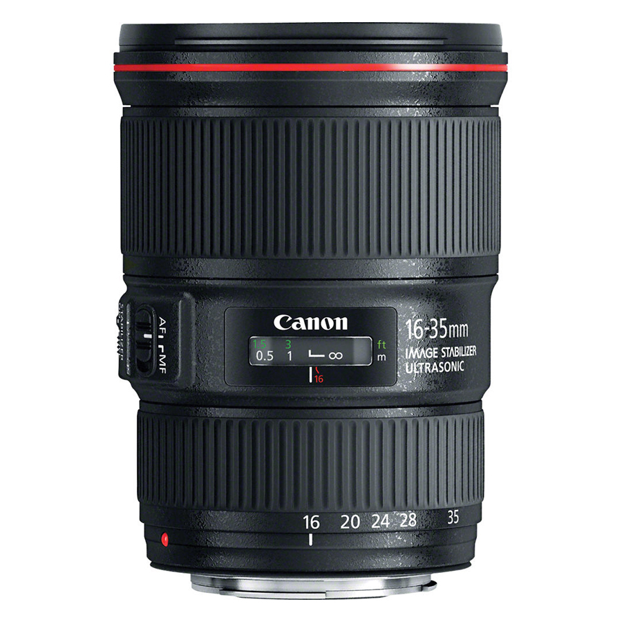 Ống Kính Canon 16-35mm f/4 L IS EF (Hàng Nhập Khẩu) - Tặng Tấm Da Cừu Lau Ống Kính