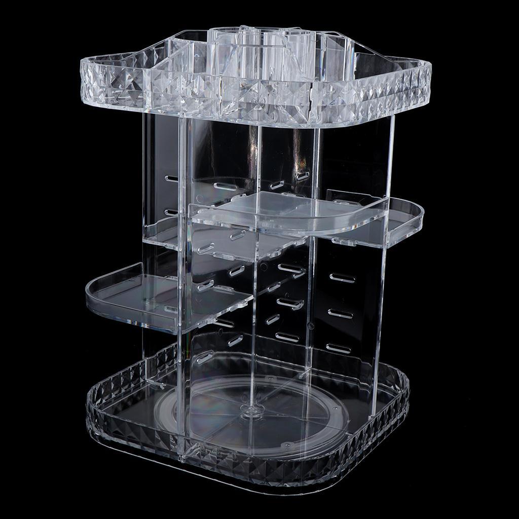Cosmetic Display Case For Makeup Brushes Holder Eyeshadow Face Cream Lotions