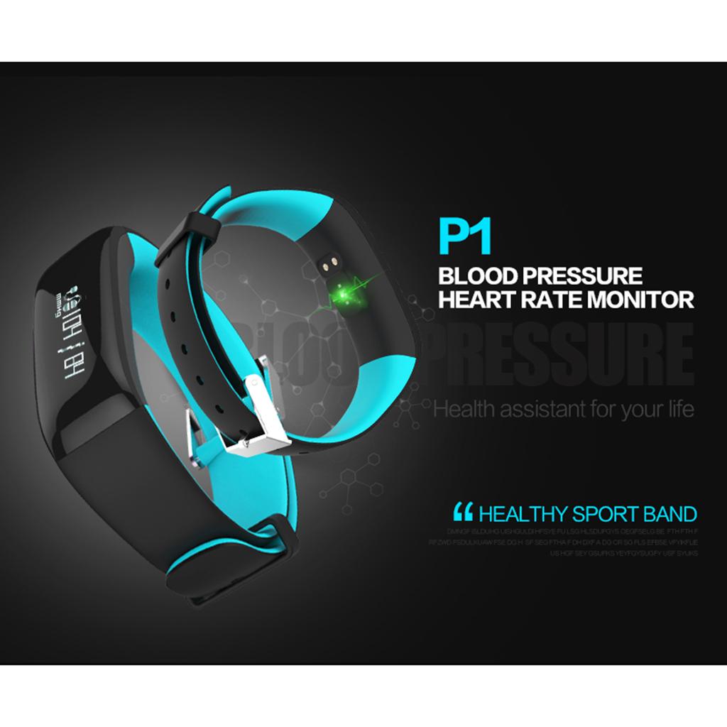 P1 SmartWatch Sweatproof Smart Watch Bracelet for Android HTC Sony Samsung Google Pixel /Pixel and iPhone 5 5S 6 6 Plus 7 Smartphones