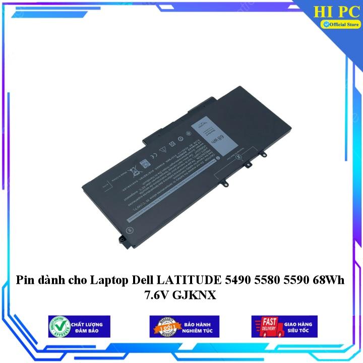 Pin dành cho Laptop Dell LATITUDE 5490 5580 5590 68Wh 7.6V GJKNX - Hàng Nhập Khẩu