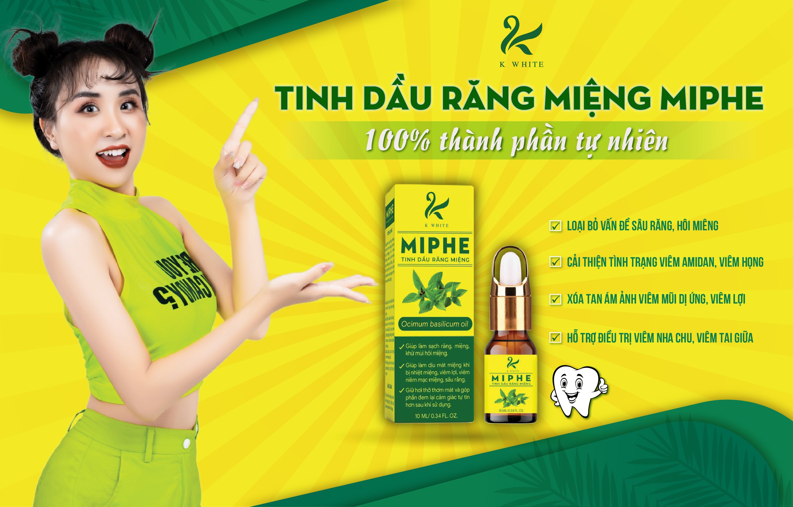 Tinh Dầu Răng Miệng MIPHE