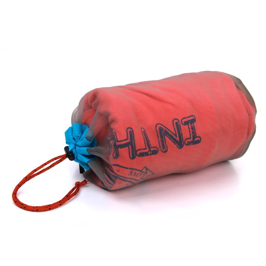 Camping Sport Drawstring Compression Stuff Sack Organizer Mesh Bag 25 x 18cm