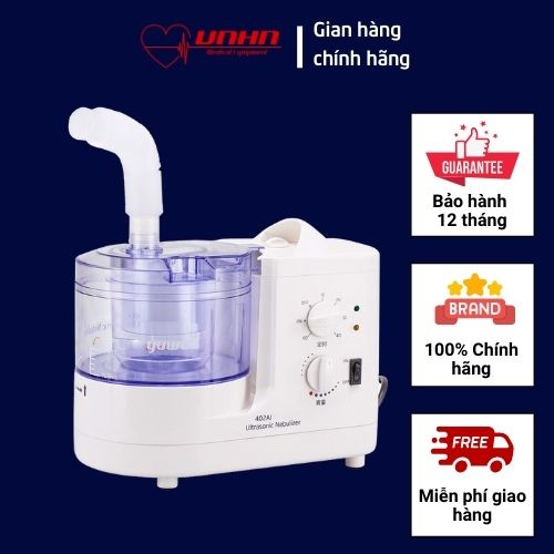 Máy Xông Khí Dung Siêu Âm Yuwell 402AI - Tốc độ phun xương 3 mL/phút, hạt xương nhỏ mịn - Bảo hành 1 năm