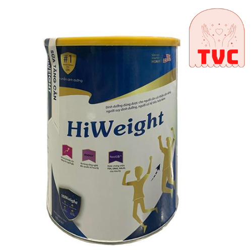 Sữa Tăng Cân Hiweight Lon Thiếc - Mẫu Mới 650g - Sữa Tăng Cân Hiệu Quả Cho Người Gầy