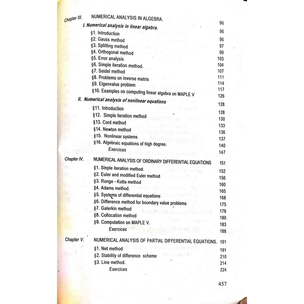 Giải Tích Số- Tái bản Lần thứ 3