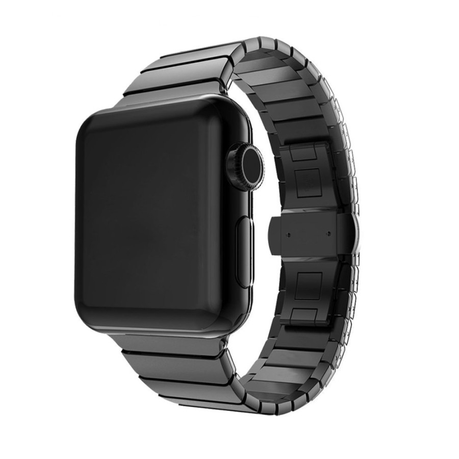 Dây cho đồng hồ Apple Watch 44/42/40/38mm thép không gỉ Link Bracelet khóa bướm