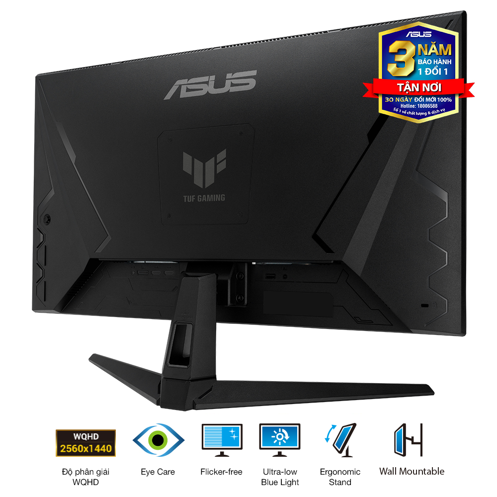 Màn hình Gaming ASUS TUF VG27AQ3A 27 inch Fast IPS 2K 180Hz Gsync - Hàng Chính Hãng