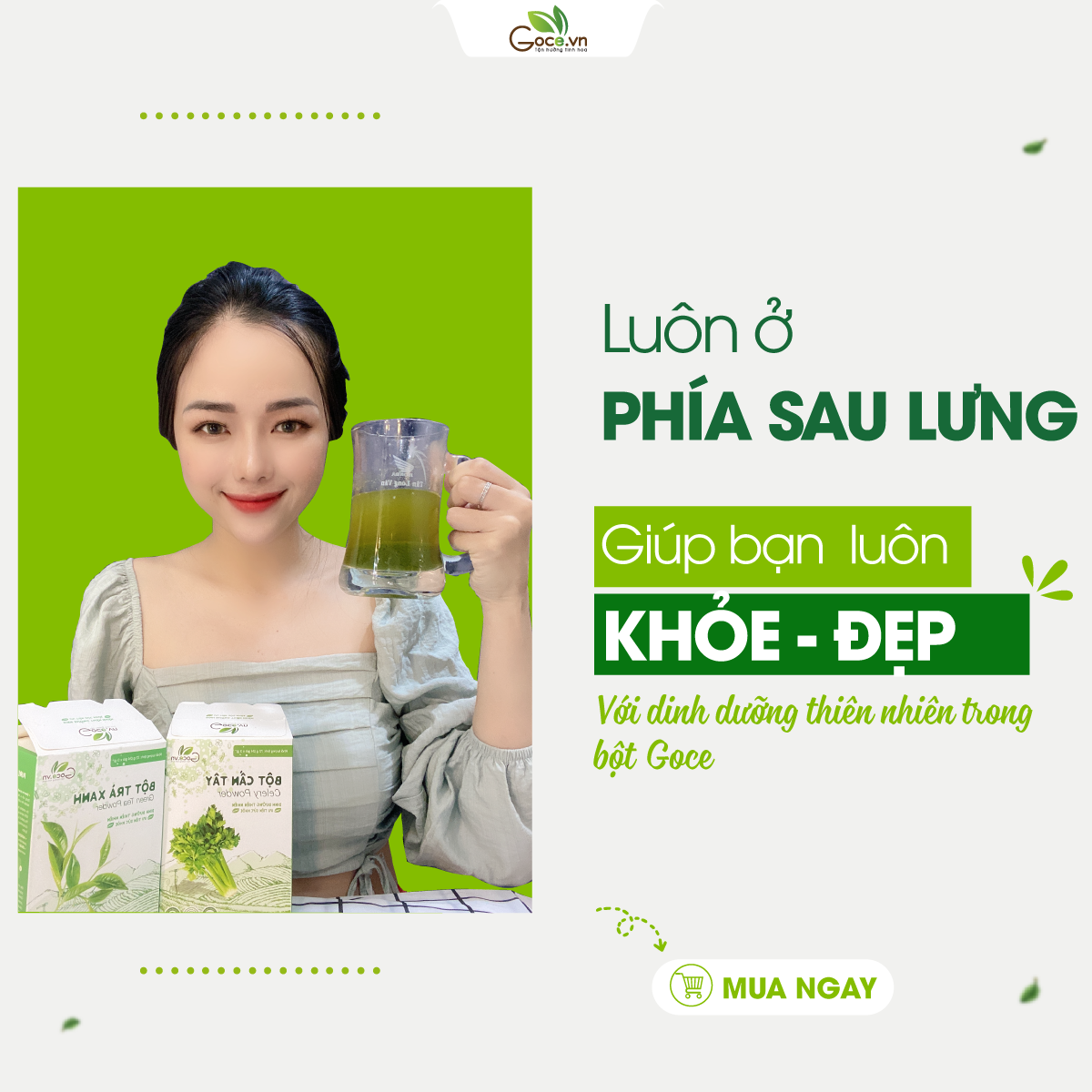 Bột cần tây nguyên chất Goce - 72g