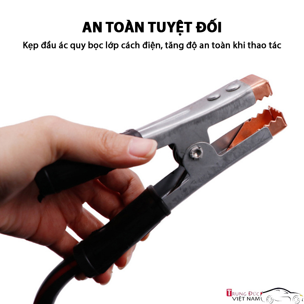 Dây Câu Bình Ác Quy 1000A, Cứu Hộ Ô tô - Hàng Chính Hãng TDVN