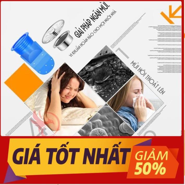 Ống chặn mùi hôi cống bộ nắp phễu thoát sàn chống trào ngược ngăn côn trùng khử mùi đường thoát nước